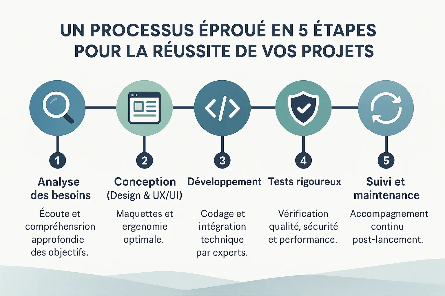 Processus de création DualMedia en 5 étapes